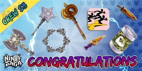 ninja saga senjutsu|Ninja Saga Crew Rewards Season 3 .